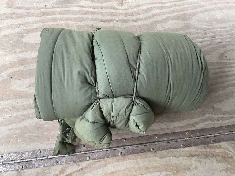 Army sleeping bag Legacy Auction Company