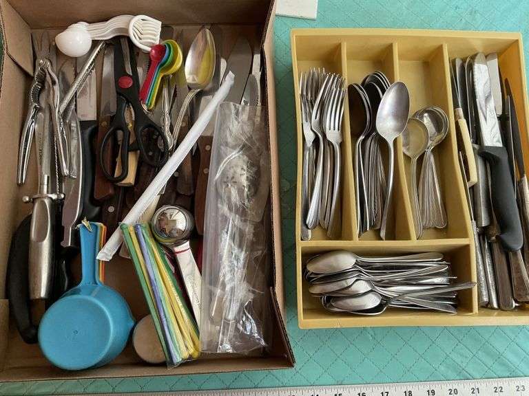 Flatware, kitchen utensils Legacy Auction Company