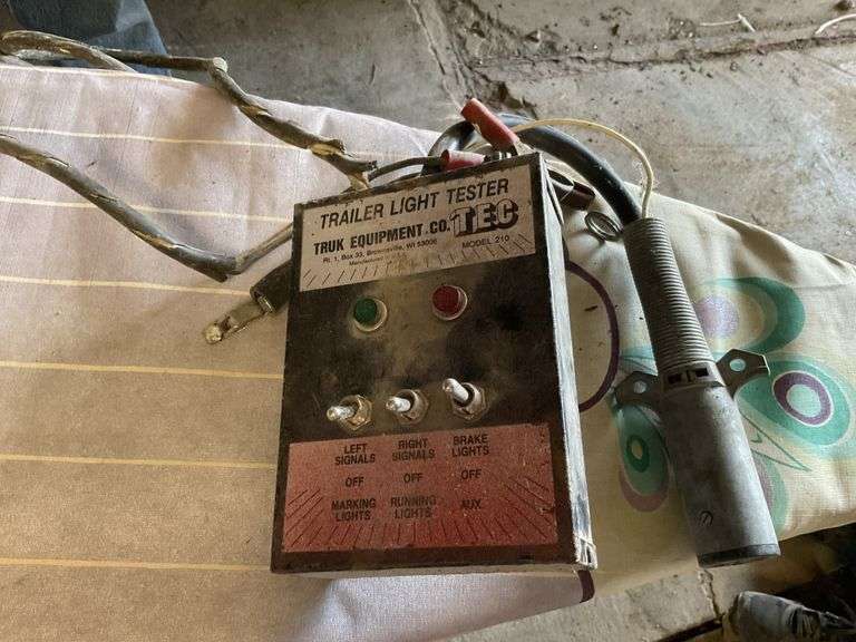 Trailer light tester Legacy Auction Company
