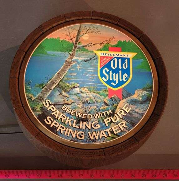 Vintage "Old Style" Bar Light Legacy Auction Company