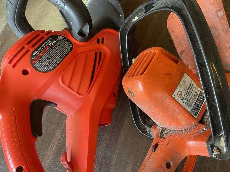 Black and Decker electric hedge trimmers Legacy Auction Company