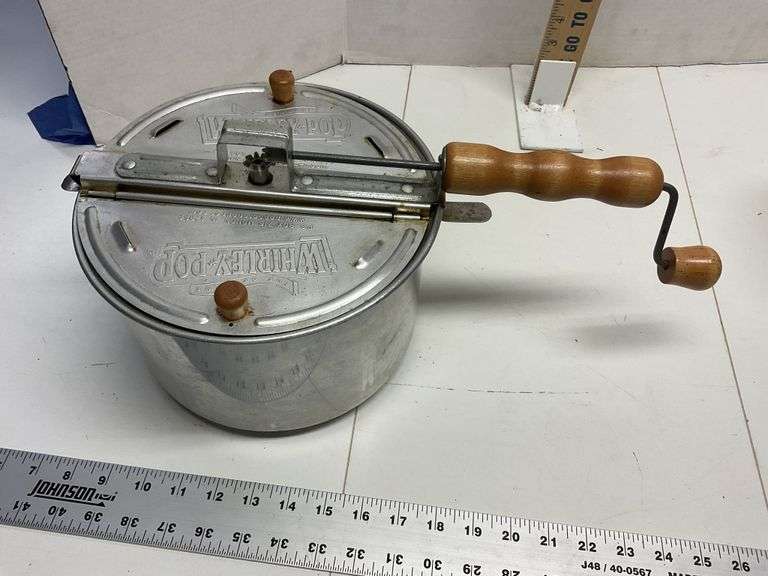 Whirley pop popcorn maker Legacy Auction Company