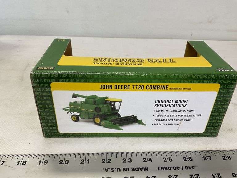 John Deere 7720 combine Legacy Auction Company