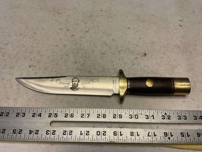 Stonewall Jackson Civil War knife Legacy Auction Company