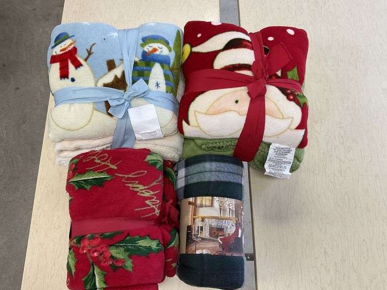 New Christmas throws Legacy Auction Company