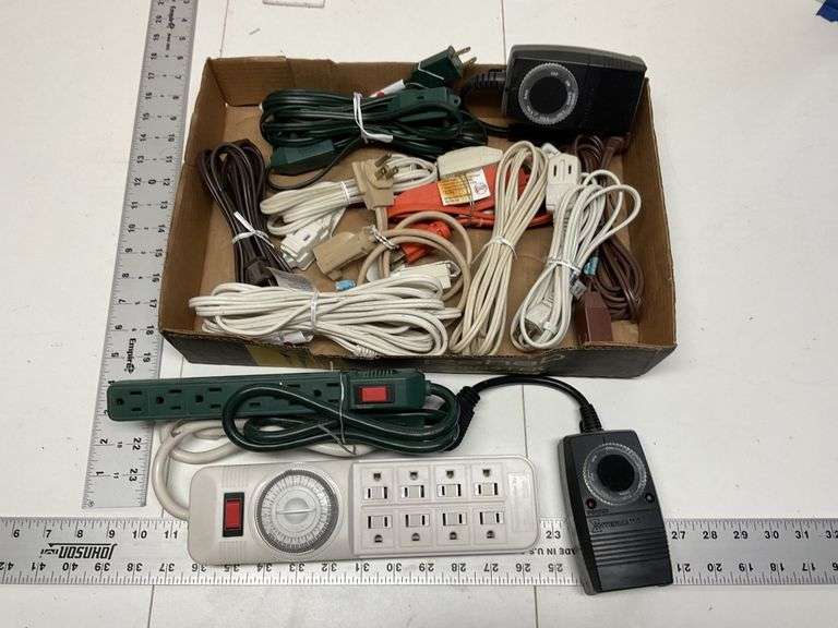 Timers and extension cords Legacy Auction Company