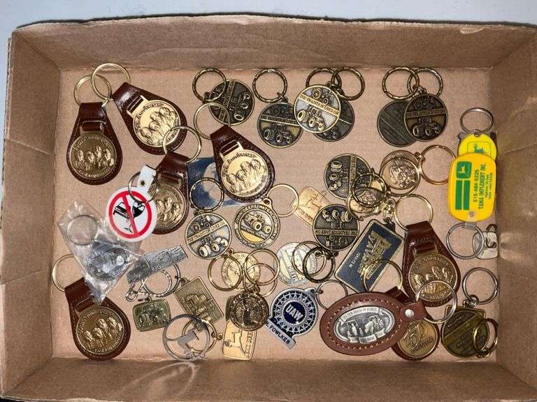 John Deere key rings Legacy Auction Company