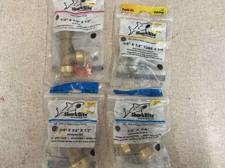 Shark bite fittings Legacy Auction Company