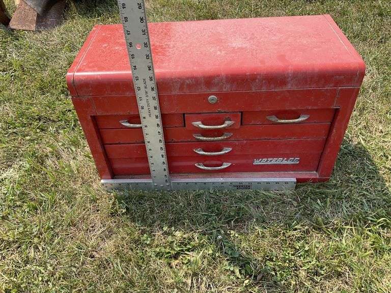 Waterloo industries Toolbox with Contents Legacy Auction Company
