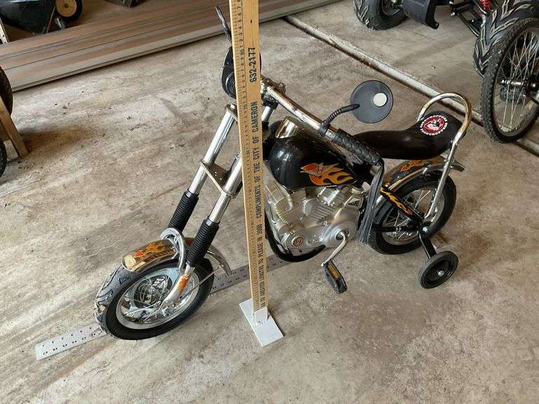 Kids Huffy Pork Choppers bike with training Legacy Auction Company
