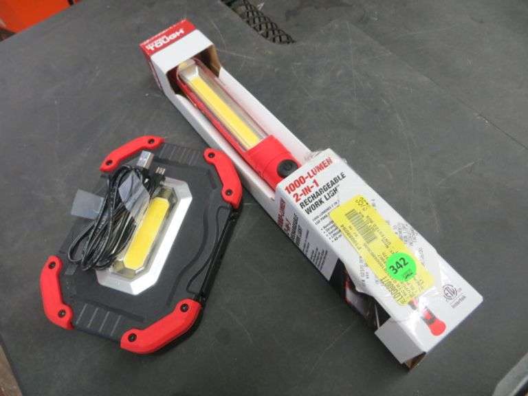 Hyper Tough Rechargeable Work Lights Lambrecht Auction, Inc.