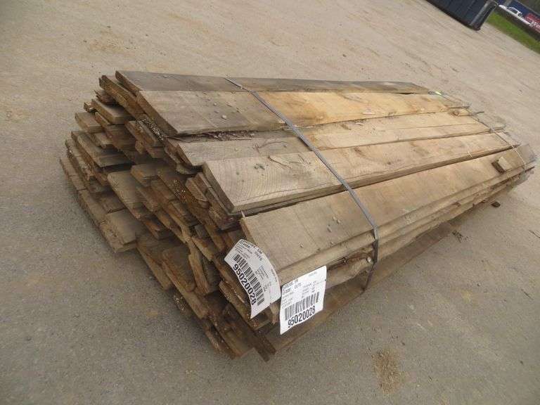 Sugar Maple Rough Cut Hardwood Lumber RW x RH x RL Lambrecht Auction, Inc.