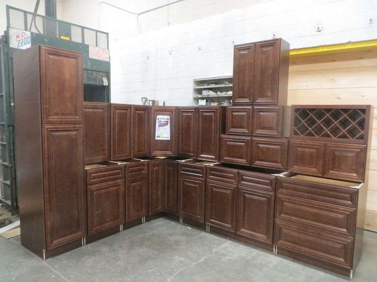 Bristol Chocolate Kitchen Set 10' x 15' Lambrecht Auction, Inc.