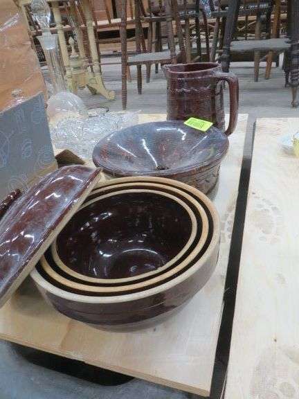 Brownware Pieces - Lambrecht Auction, Inc.