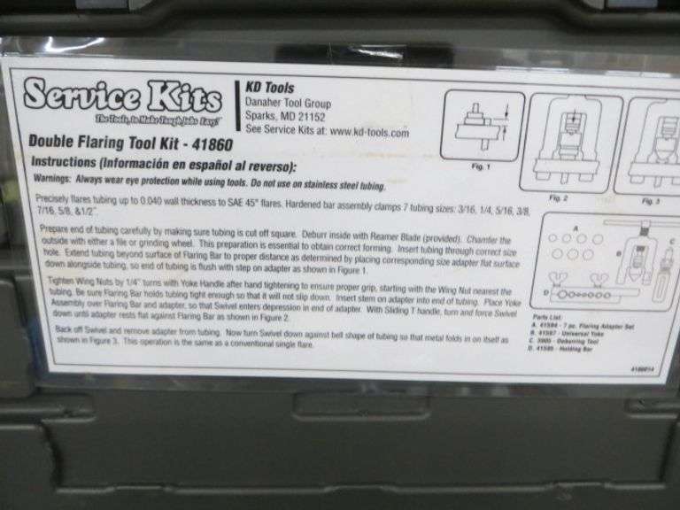 KD Double Flaring Tool Lambrecht Auction, Inc.