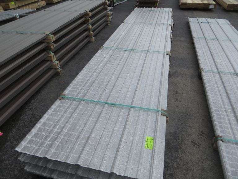 Pool Liner Corrugated Metal Panel 3' x 16' Lambrecht Auction, Inc.