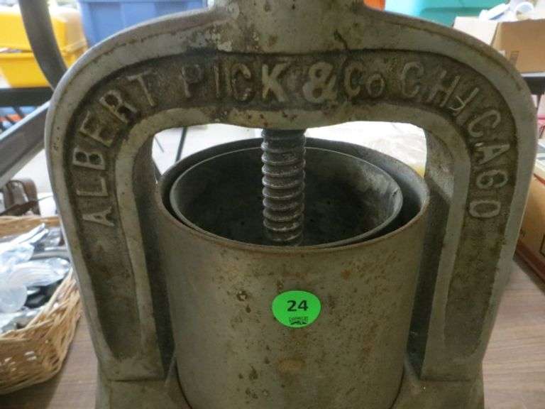 Vintage French Duck Press Lambrecht Auction, Inc.
