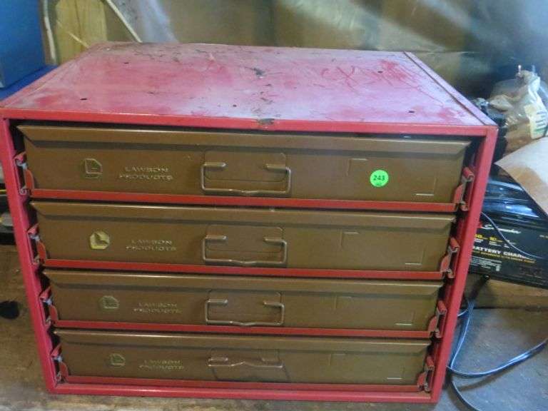 Lawson 4 Drawer Organizer Lambrecht Auction, Inc.