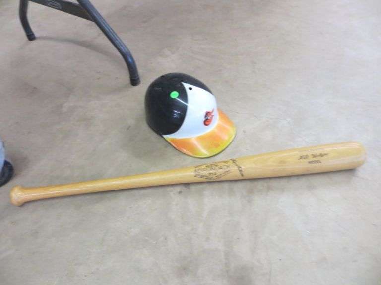 Baseball Bat and Helmet Lambrecht Auction, Inc.