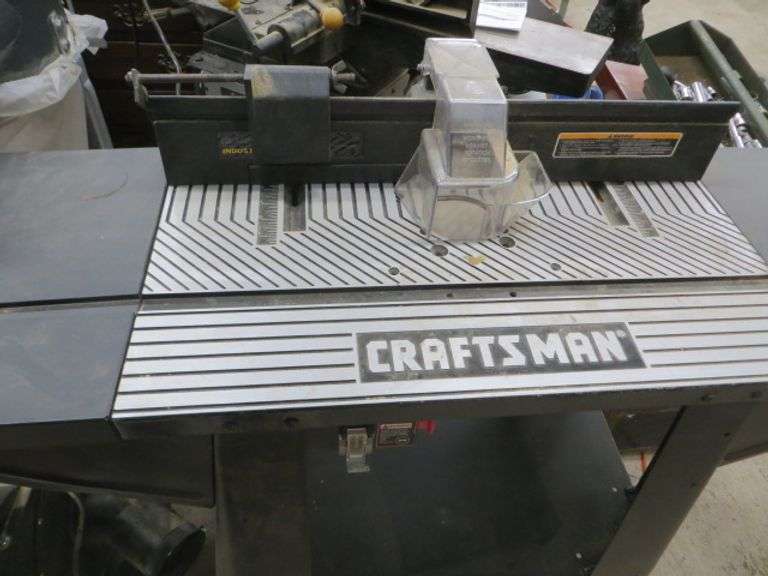 Craftsman Router Table Lambrecht Auction, Inc.