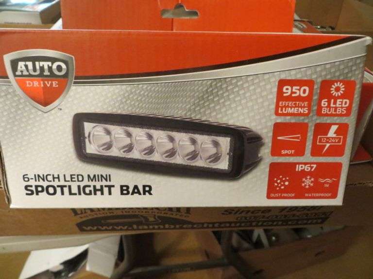 Six 6" LED Mini Spotlight Bars Lambrecht Auction, Inc.