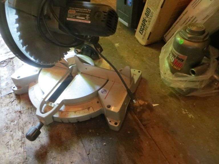 Craftsman 12" Miter Saw Lambrecht Auction, Inc.