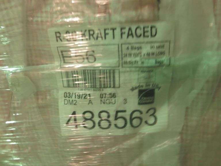 SOFTR Duct Wrap FRK Fiberglass Insulation - Lambrecht Auction, Inc.