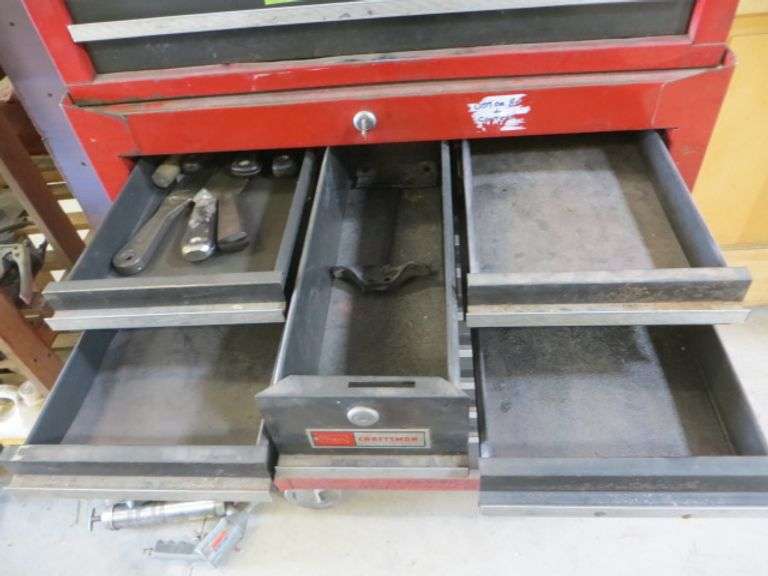 Craftsman Tool Chest With Contents Lambrecht Auction Inc craftsman-tool-chest-with-contents-lambrecht-auction-inc