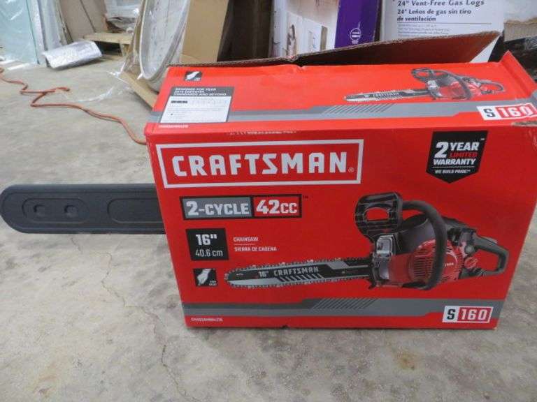 Craftsman 42cc 16" Chain Saw Lambrecht Auction, Inc.