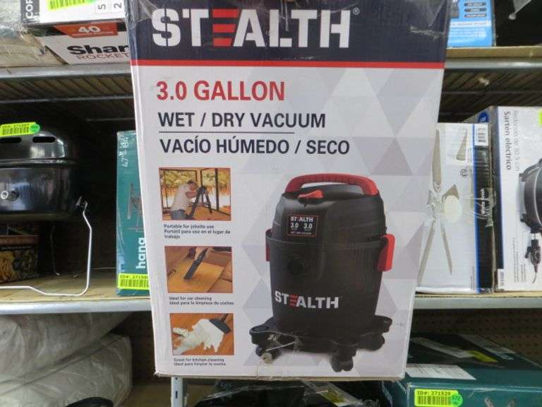Stealth 3 Gallon Wet Dry Vac Lambrecht Auction, Inc.