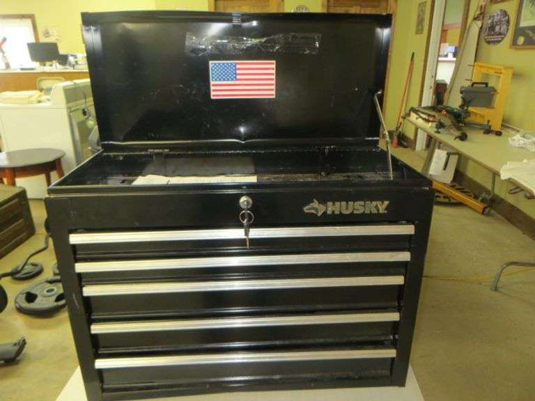 Husky 5 Drawer Top Tool Chest Lambrecht Auction Inc