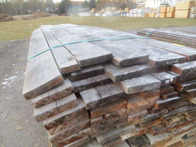 Sugar Maple Rough Cut Hardwood Lumber RW x RH x RL Lambrecht Auction, Inc.