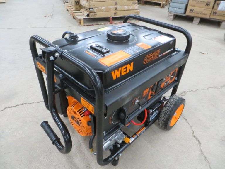 4750 Wen Dual Electric Start Fuel Inverter Generator Lambrecht