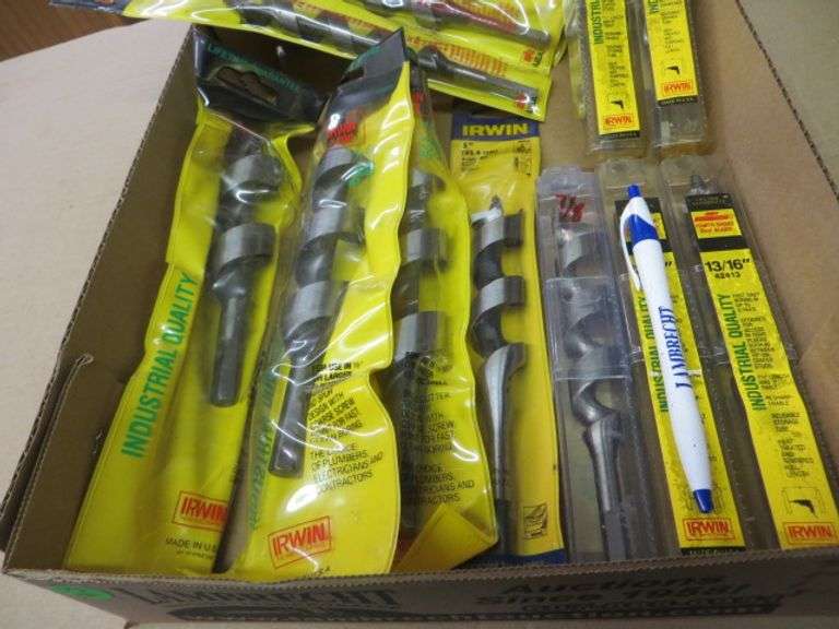 Irwin Wood Auger Bits. Assorted Sizes. See Details Lambrecht Auction