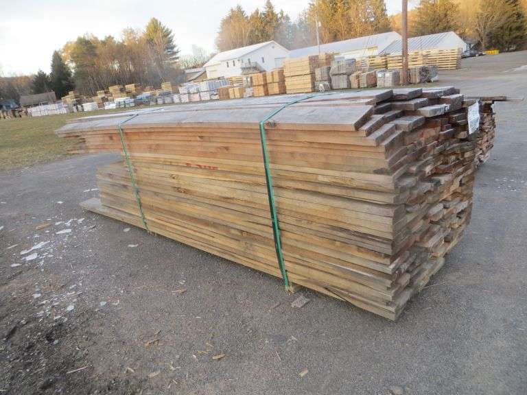 Sugar Maple Rough Cut Hardwood Lumber RW x RH x RL Lambrecht Auction, Inc.
