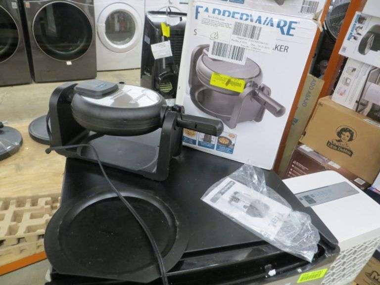 Farberware Single Flip Waffle Maker Lambrecht Auction, Inc.