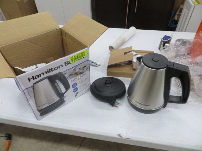 Hamilton Beach 1 Liter Electric Kettle Lambrecht Auction, Inc.