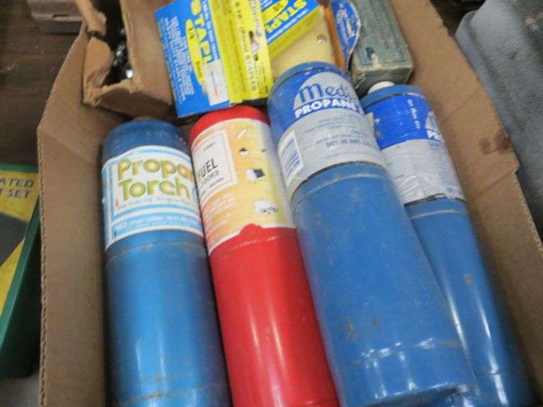 Propane Torches, Shrink Tube, Staples, etc. Lambrecht Auction, Inc.