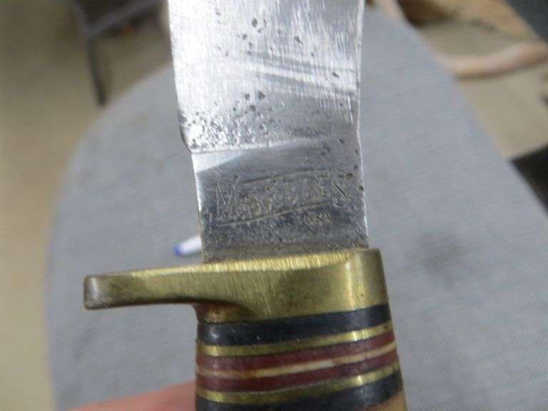 Marble Knife With Antler Handle Lambrecht Auction, Inc.