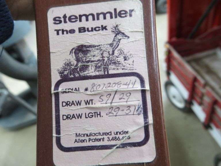 Compound Bow Stemmler The Buck 59lb Draw 2931" Length Lambrecht