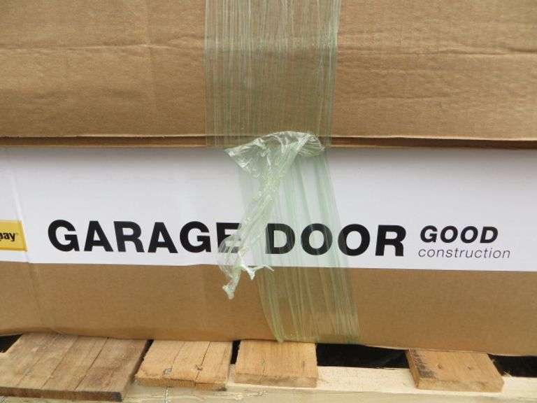 Insulated Garage Door Model 2050 9Ft x 7Ft Lambrecht Auction, Inc.