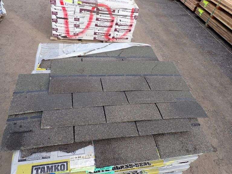 Weather Wood 3 Tab Shingles Lambrecht Auction, Inc.