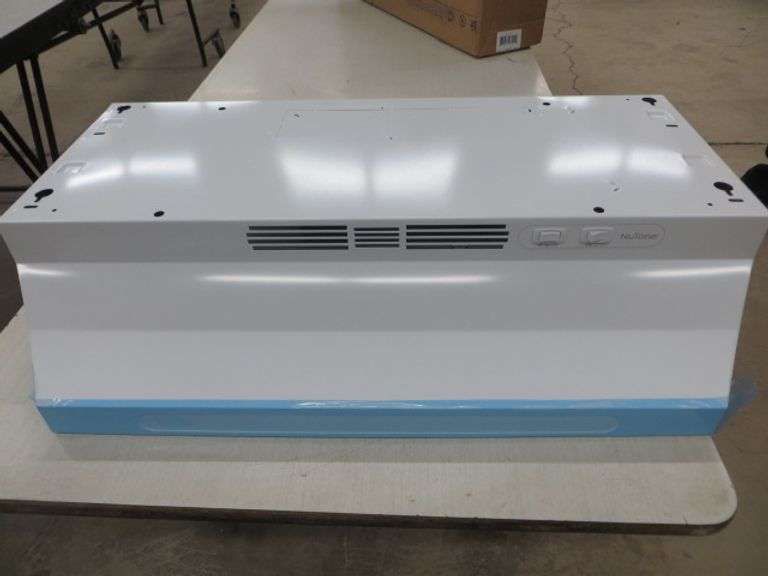 Nutone 30" White Ductless Range Hood Ductless Lambrecht Auction, Inc.
