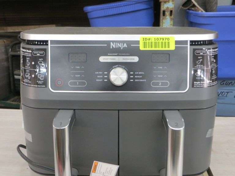 Ninja 2 Basket Air Fryer Lambrecht Auction Inc Ninja 2 Basket Air Fryer Lambrecht Auction Inc