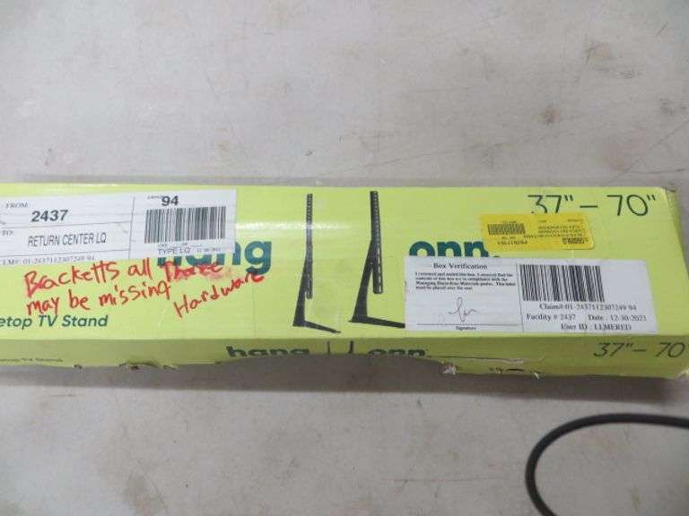 Onn Tabletop TV Stand Lambrecht Auction, Inc.