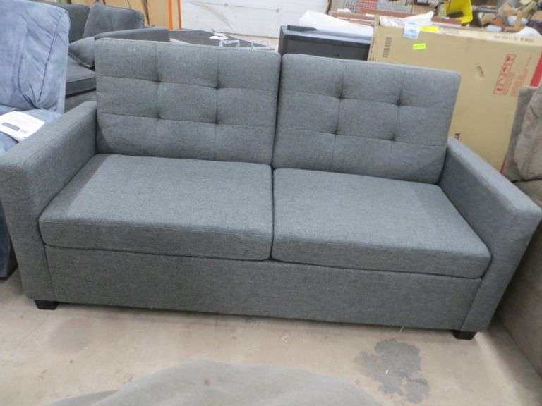 Gray Sleeper Sofa Lambrecht Auction, Inc.