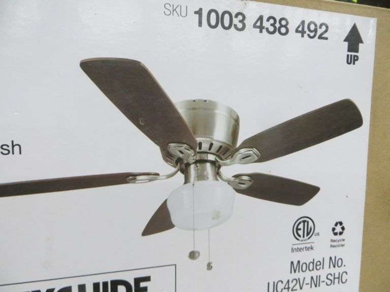 Kennesaw 42" LED Ceiling Fan Lambrecht Auction, Inc.