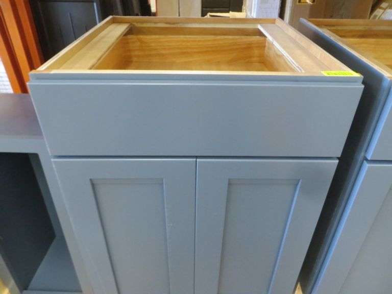 Kraftmaid 24" Base In Blue Lambrecht Auction, Inc.