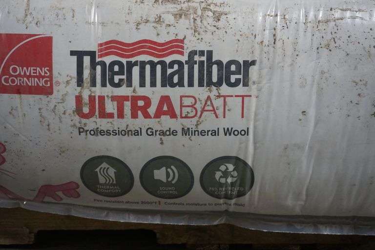 R15 Thermafiber Mineral Wool Insulation 3.5" x 15" x 47" Lambrecht
