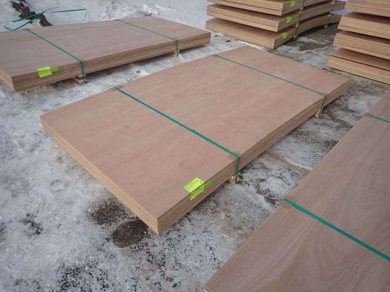 Meranti Plywood 5.2 mm x 48" x 96" Lambrecht Auction, Inc.